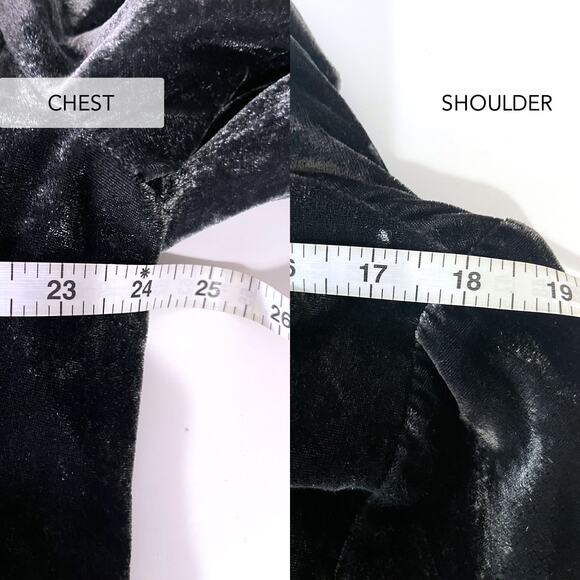 ANTHROPOLOGIE Alessia Velvet Blazer in Gray Green Size XL - Picture 15 of 16